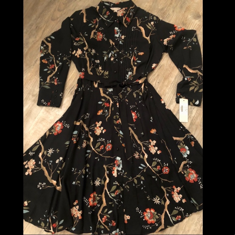 Nanette Lepore Floral button down dress